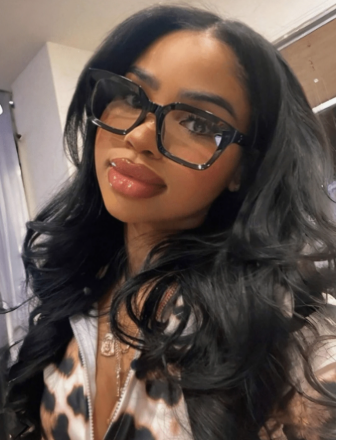 1 Pair Square Frame Glasses, Clear Lenses, Suitable For Reading, Gaming, TV, Computer And Mobile Use, Unisex