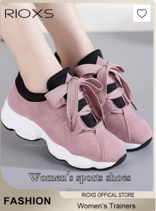 Women's Sneaker, Breathable Platform Sports Shoes For Women, Fashion Wild Shoes For Jogging Walking Running, Casual Trainers For Shopping Traveling, Ladies Footwear, Comfy Lightweight Athletic Shoe, Non-slip Tennis Shoes, Ladies Athlesiure Trainers