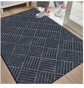 1pc Front Door Mat, Outside Entrance Doormat, Outdoor Indoor Door Mat For Entryway, Easy To Clean And Cuttable Bathroom Mat, Suitable For Any Entryway.Welcome Mat, Ideal For Homes, Gardens, Shops, Garages & More.