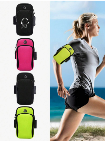 1pc Phone Holder For Running Armband Compatible With IPhone 15 14 13 12 11 Pro Max XS XR X 8 7 6 Plus SE Mini Galaxy Ultra Edge S24 S23 S22 S21 S20 Note 20 10 Pouch Bag,Arm Band Sleeve Fit Sport Gym Hiking-Black For Outdoor Hiking And Cycling Running Acce