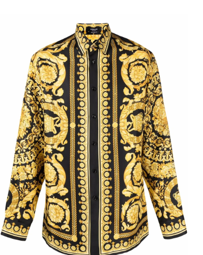 Versace Barocco silk shirt