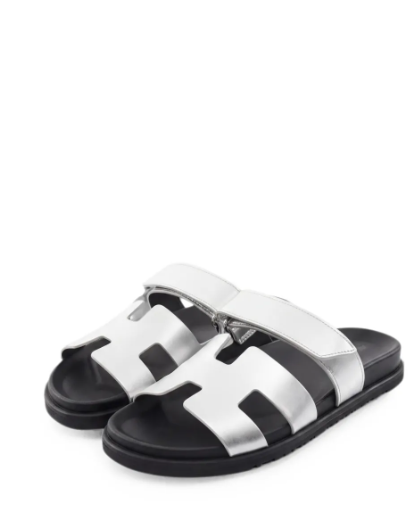 Hermès Pre-Owned Chypre cut-out slide sandals